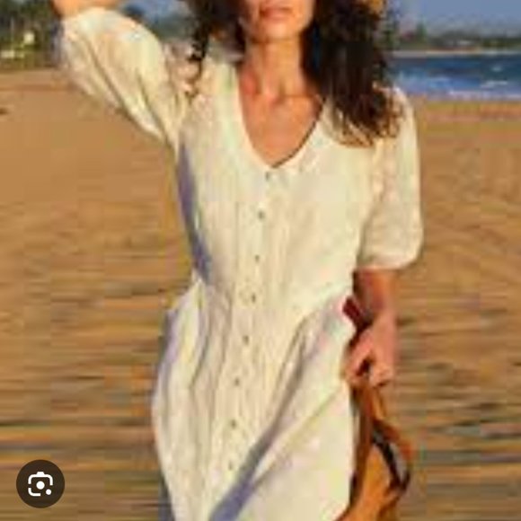 Cabi Midsummer Dress - Floral Embroidered Duster Coverup |  Size 2 - Picture 3 of 4